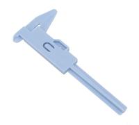 Wusvive Plastic Sliding Caliper 80mm Dual Scale Readout(blue) | Weighs only grams, pocket-sized design, non-corrosive material, easy to carry, workshop essential