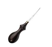 WUTA DC53 Steel Leather Edge Beveller PRO -1 Pcs Ebony Handle Leatherworking Tools - Heavy Duty Beveller for Crafting, Saddle Making & DIY Projects(1# 0.6mm)
