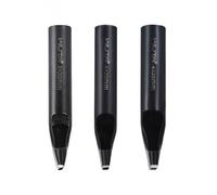 WUTA Oval Leather Punch Set, 3 Pcs Hollow Edge Punch & Cutter Kit for Leather Belts and Watch Straps(3 * 20+4 * 20+4 * 25mm)