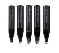 WUTA Oval Leather Punch Set, 5 Pcs Hollow Edge Punch & Cutter Kit for Leather Belts and Watch Straps(4 * 20+4 * 25+5 * 20+5 * 22+5 * 25mm)