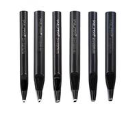 WUTA Oval Leather Punch Set, 6 Pcs Hollow Edge Punch & Cutter Kit for Leather Belts and Watch Straps(2 * 10+2 * 15+3 * 10+3 * 15+4 * 10+4 * 15mm)