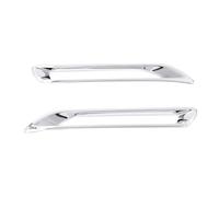 WUTBHGQXWIP 2pcs Carbon Fiber/Chrome Car Rear Tail Fog Light Cover Trims ABS Compatible With Toyota RAV4 2019-2024 Auto Exterior Accessories(Chrome)