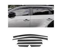 WUTBHGQXWIP Car accessories Compatible With Toyota bZ4X 2023 2024 2025 black Window Visor Vent Shades Sun Rain 6PCS