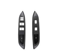 WUTBHGQXWIP Car Front Left/Right Window Power Switch Bezel Panel Compatible With Toyota Yaris 4D Sedean/vios 2006-2016 LHD(1pair Black)