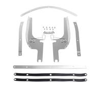 WUTBHGQXWIP Chrome/Black Windshield Windscreen Bracket Mount Set Compatible With Harley FLHRS FLHRCI 1994-2025(Chrome)