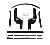 WUTBHGQXWIP Chrome/Black Windshield Windscreen Bracket Mount Set Compatible With Harley FLHRS FLHRCI 1994-2025(Black)