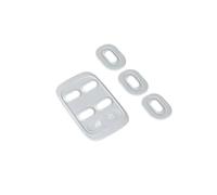 WUTBHGQXWIP Compatible With Avatr 07 2024 2025 Car Window Glass Lifting Panel Silicone Protective Pad Interior Accessories(White 4pcs)
