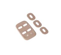 WUTBHGQXWIP Compatible With Avatr 07 2024 2025 Car Window Glass Lifting Panel Silicone Protective Pad Interior Accessories(Brown 4pcs)