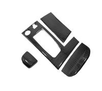 WUTBHGQXWIP Compatible with Changan CS85 Coupe 2019+ Center Control Gear Shift Panle Cover Gear Lever Head Trims Water Cup Cigarette Lighter Panel(ABS carbonfiber AB)