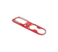 WUTBHGQXWIP Compatible With Jeep Wrangler JK 2011-2017 Car Interior Gear Shift Panel Front Cup Holder Decoration Cover(Red)