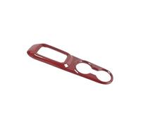 WUTBHGQXWIP Compatible With Jeep Wrangler JK 2011-2017 Car Interior Gear Shift Panel Front Cup Holder Decoration Cover(Red carbon fiber)