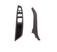 WUTBHGQXWIP Left Hand Drive LHD Leather Interior Door Pull Handle Compatible with BMW 5 Series F10 F11 F18 520 523 525 528 530 535(Moka 2pcs Set)