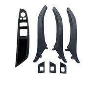 WUTBHGQXWIP Left Hand Drive LHD Leather Interior Door Pull Handle Compatible With BMW 5 Series F10 F11 F18 520 523 525 528 530 535(LHD Black)