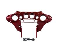 WUTBHGQXWIP Motorcycle ABS Batwing Inner Outer Fairing Compatible With Harley Touring Electra Glide Street Glide 1996-2013(C Inner Fairing)