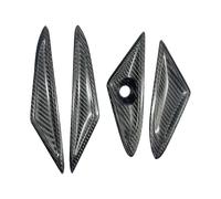 WUTBHGQXWIP Motorcycle Carbon Fiber Fairing Frame Inner Panel Accessories Compatible With Street Triple 765 R RS 2017-2024(Glossy-1)