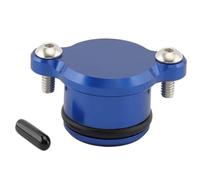 WUTBHGQXWIP Motorcycle CNC Injection Pump Delete Block Off Plug Compatible With Yamaha PW50 PW80 Y-Zinger 1991-2024 6061 Billet Aluminum(Blue)