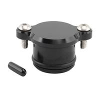 WUTBHGQXWIP Motorcycle CNC Injection Pump Delete Block Off Plug Compatible With Yamaha PW50 PW80 Y-Zinger 1991-2024 6061 Billet Aluminum(Black)