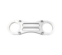 WUTBHGQXWIP Motorcycle Front Fork Brace Fork Stabilizer Compatible With Compatible With HONDA CB400 SF/SB CBR600F CBR500R CBF600S VFR800(Silver)