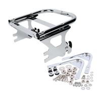 WUTBHGQXWIP Motorcycle Two-up Luggage Rack Docking Hardware Kit Compatible With Harley Touring Electra Street Glide Road King FLTR FLHX(Color A)