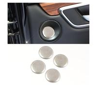WUTBHGQXWIP Speaker Covers Compatible With Honda CRV CR-V 2017-2021 Breeze Speaker Decorative Frame Trim Car Interior Accessories(Matt Silver)