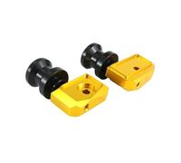 WUTBHGQXWIP Swingarm Spools Sliders Stand Bobbins Black Red 1 Pair Compatible With Honda GROM MSX125 2013-2020(Gold)
