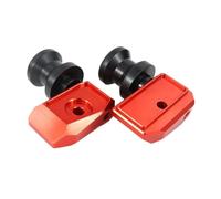 WUTBHGQXWIP Swingarm Spools Sliders Stand Bobbins Black Red 1 Pair Compatible With Honda GROM MSX125 2013-2020(Red)