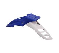 WUTBHGQXWIP Universal Motocross Mudguard Front Fender Compatible With Honda Yamaha Suzuki Kawasaki DRZ DR KX KLX EXC XCW XT WR YZ YZF TW Dirt Bike(White Blue)