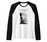 Wuthering Heights by Emily Bronte Vintage Book Cover Raglan Baseball Tee