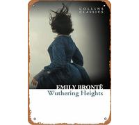Wuthering Heights Retro Metal Tin Sign Vintage Room Decor Poster for Home Coffee Bar Wall Art Decor 8x12 Inch