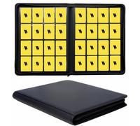 WUTONMU 16 Pocket Binder, 1000+ Premium Zip Trading Card Album, Double Sided Ringless Folder for MTG, TCG, Sports Cards