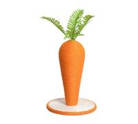WUUISDNX Assembly Made Simple With Cat Scratching Post And Interactive Cat Activity Tree Ensures Fun Immediately After Setup Carrot Sisal Rope Scratching Post Toy For, L