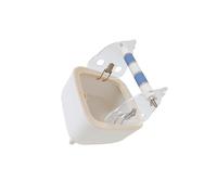 WUUISDNX Bird Tabletop Training Stand Play Stand Practical Acrylic Enhances Interaction Between Parrot And Owner Keeping Birds Engaged Acrylic Bird Dropping Station Parrot Toilet, Blue