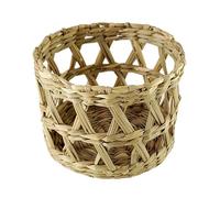 WUUISDNX Ceiling Hanging Light Shades Handwoven Rustic Woven Lampshade Enhancing Cozy Vibes In Bedrooms Pendant Light Shade Is Made Of Rattan Rattan Boho Handwoven Lampshade Fixture