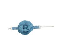 WUUISDNX Charming Bangle Bracelet Featuring Blue Flower Detail Romantic Evenings And Casual Outings Can Wear Fashion Bracelet Every Single Day And Enjoy When Are Doing Any Daily Activity