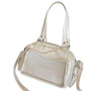 WUUISDNX Chic JK Shoulder Bag Spacious Japanese Uniform Bag For Student School Girls Japanese Uniform JK Shoulder PU, white