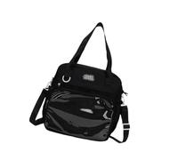 WUUISDNX Crossbody Bag Cute Front Window Storage Case Girl Stylish Personalized Ita Bag Handbag Large Capacity for School Ita Handbag Multipurpose DIY Large Capacity, Black, 31x9x31cm