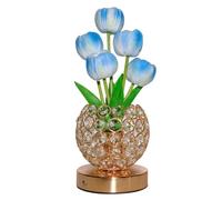 WUUISDNX Crystal Flower Lamp Unique Bright Light Symbolizes Ability and,2#