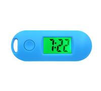 WUUISDNX Digital Electronic Watch Luminous Function Portable and Practical Gifts Compact and Portable ABS Keychain Pocket Watch, Blue