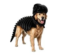 WUUISDNX Dinosaur Costume Dog Glow In Dark Halloween Outfit | Dinosaur Skeleton Plush Dog Costume Glows At Night No Batteries Required For Trick Or Treating