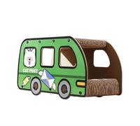 WUUISDNX Fun Cat Scratch Pad Pet Toy Supplies Provides Multi Functionality And Interactive Creating Scenario For Playtime And Rest Cat House Scratching Board Truck Playing, bus
