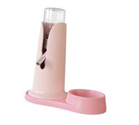 WUUISDNX Hamster Water Bottle With Stand Cage Dispenser Stable No Drip Features Ensures Mess Free Hydration For Small Pets No Drip Water Feeder Dispenser Kettle For Pets, pink