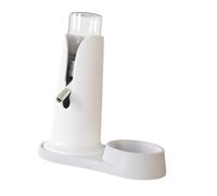 WUUISDNX Hamster Water Bottle With Stand Cage Dispenser Stable No Drip Features Ensures Mess Free Hydration For Small Pets No Drip Water Feeder Dispenser Kettle For Pets, white