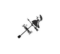WUUISDNX Lady Figurine Wind Measuring Tool Metal Weather Vane For Elegant Farmhouse Fences Not Only Beautiful But Also Useful For Knowing Which Direction Wind Is Heading