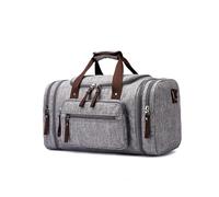 WUUISDNX Large Capacity Travel Bag Convenient And Practical Sturdy And Durable Fashionable Appearance Polyester Sport Gym Bag, gray
