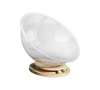 WUUISDNX Lightweight Premium Acrylic Cat Hammock Durable And Stylish Pet Supply Space Cat Bed Is Widely Suitable For Various Cats All Seasons Universal Detachable Kittens Hammock, Clear, S