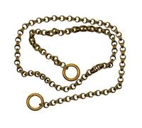 WUUISDNX Metal Wallets Accessories Unique Punk Rock Hip Hop Waist Chain Solid Brass Belt Keychain Innovative Mens Jean Wallet Chain Solid Brass Belt Pants Keychain