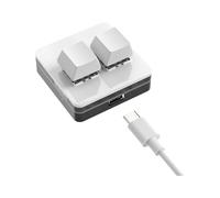 WUUISDNX Mini Keyboard USB 2 Key Programming Keyboard Lightweight For On Go Copy And Paste Functionality Plug And Play Without Driver. 2 Key Gaming Is Made