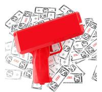 WUUISDNX Money Gun, Gun, Fun Prop That Or Bills, Flyers. It's Operate, And Easy Carry, Making Parties, Weddings, Birthdays, Brushed gold