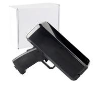 WUUISDNX Money Gun, Gun, Fun Prop That Or Bills, Flyers. It's Operate, And Easy Carry, Making Parties, Weddings, Birthdays, Black