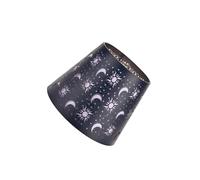 WUUISDNX Moon Pattern Shadow Pattern Floor Light Lampshade Add Elegance To Bedroom Decor Decorative Lamp Shade Not Easy To Deform, Black, 19x15cm